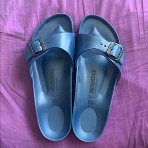 Blue Birkenstock’s